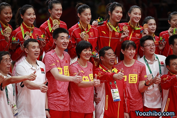 2016年里约奥运会中国女排夺冠成员名单