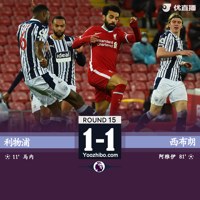 <a href=/zuqiu24/liverpool/ target=_blank class=infotextkey>利物浦</a>1-1西布朗