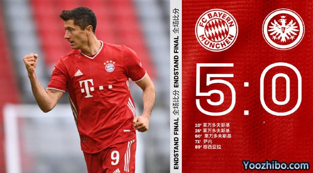 <a href=/zuqiu24/bayern/ target=_blank class=infotextkey>拜仁</a>慕尼黑5-0法兰克福